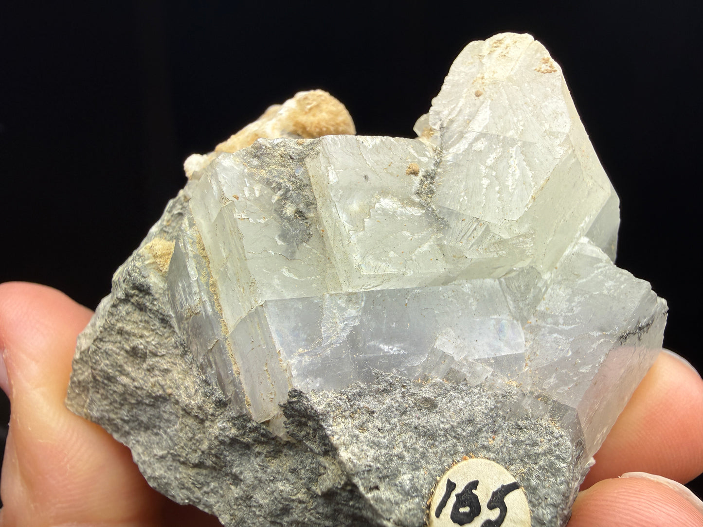 Strontianite, Calcite- Bloomington, Monroe County, Indiana, USA