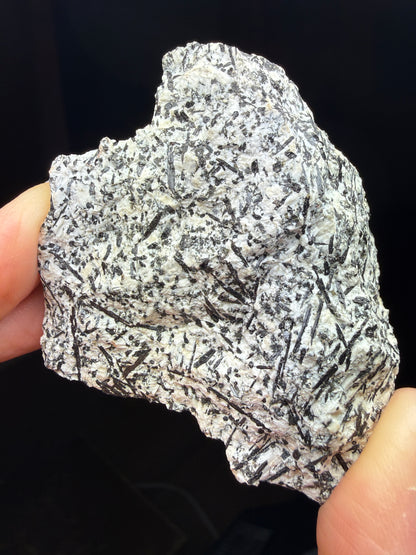 Amphibole- Barkevikite (Ferro-edenite)- Archer Camp, Fresno County, California, USA