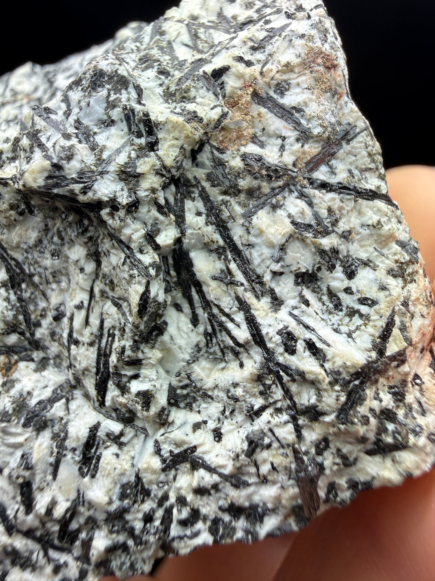 Amphibole- Barkevikite (Ferro-edenite)- Archer Camp, Fresno County, California, USA