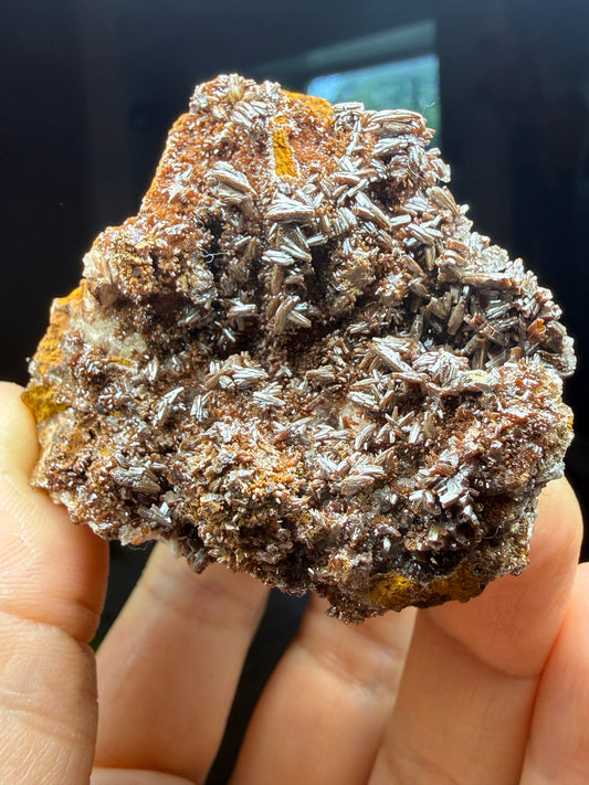 Endlichite (Arsenic-bearing Vanadinite)- Erupción Mine, Los Lamentos Mountains, Chihuahua, Mexico