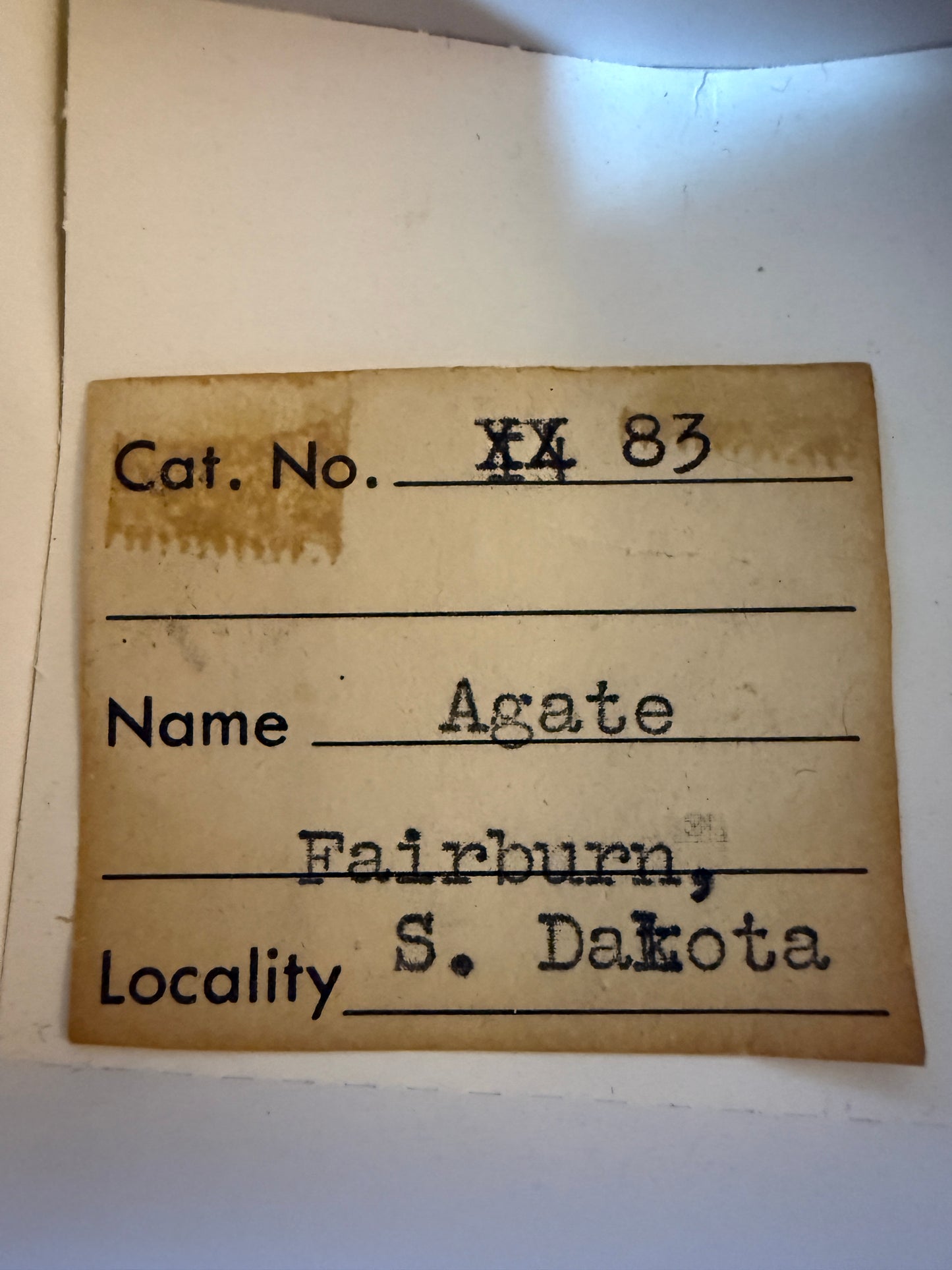Agate- Fairburn, Custer County, South Dakota, USA