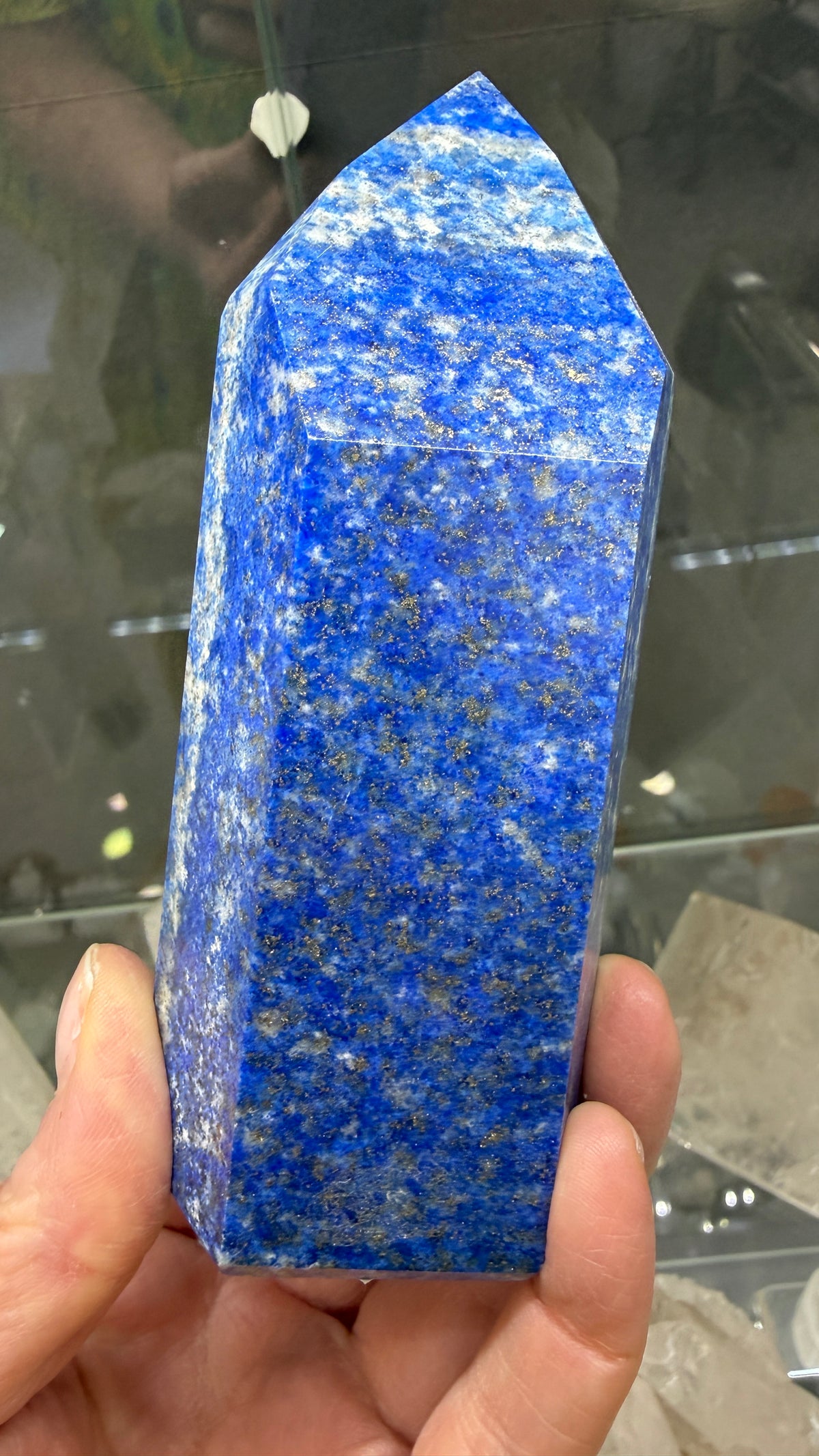 Lapis Lazuli Tower (Isis Cut)- 4.9 inches