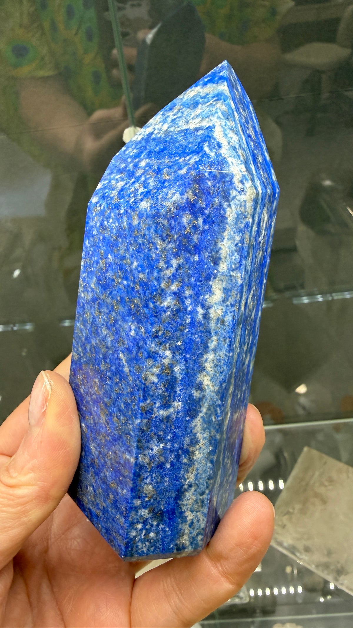 Lapis Lazuli Tower (Isis Cut)- 4.9 inches