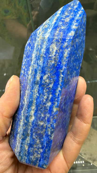 Lapis Lazuli Tower (Isis Cut)- 4.9 inches