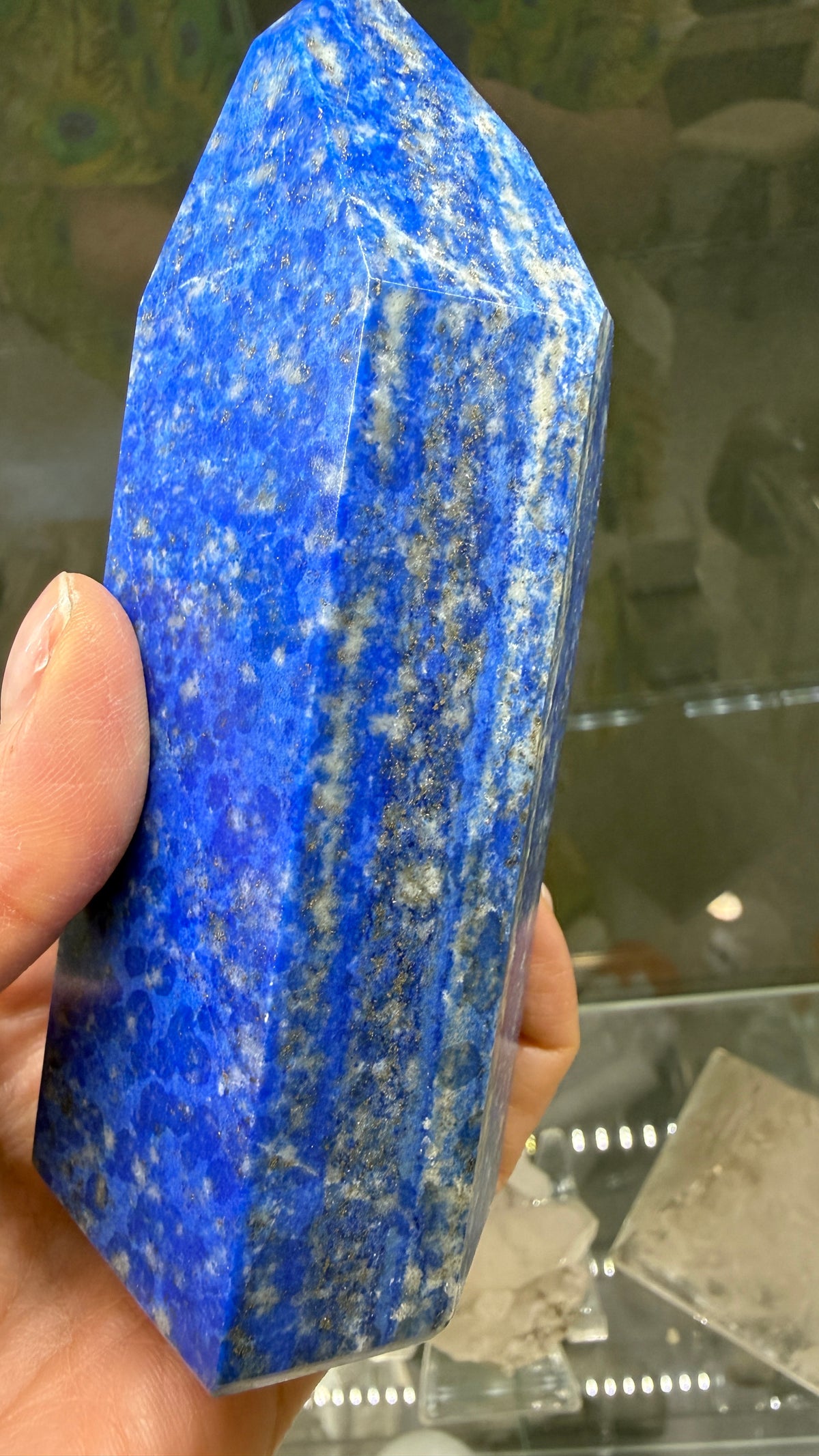 Lapis Lazuli Tower (Isis Cut)- 4.9 inches