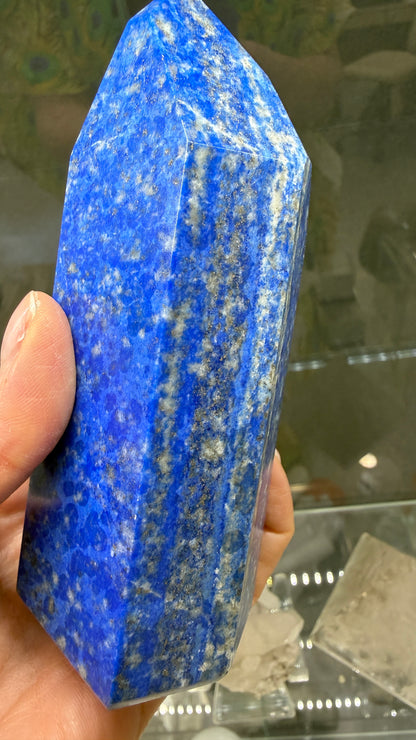 Lapis Lazuli Tower (Isis Cut)- 4.9 inches