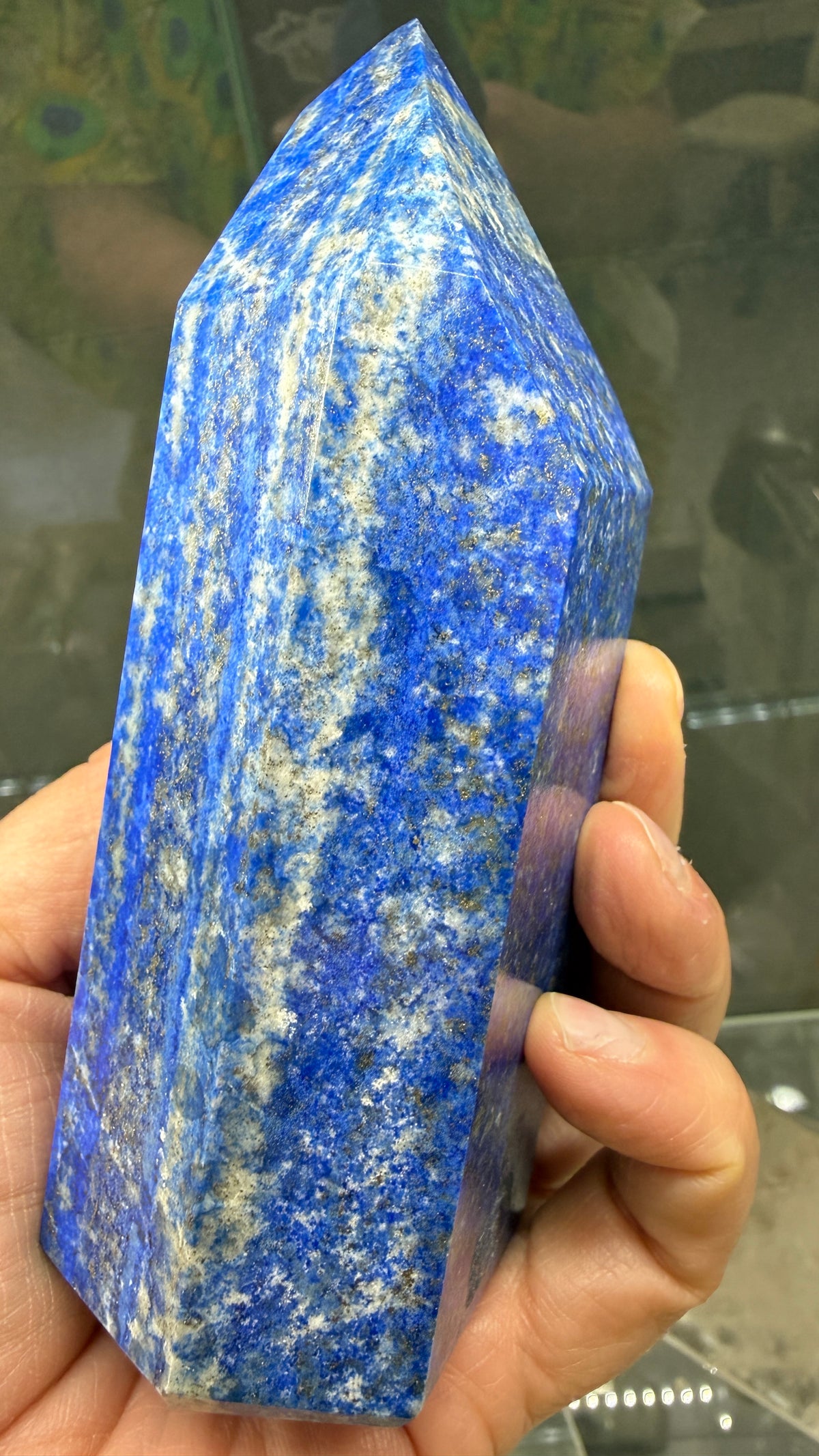 Lapis Lazuli Tower (Isis Cut)- 4.9 inches