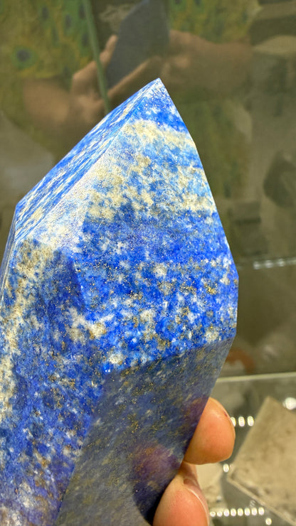 Lapis Lazuli Tower (Isis Cut)- 4.9 inches
