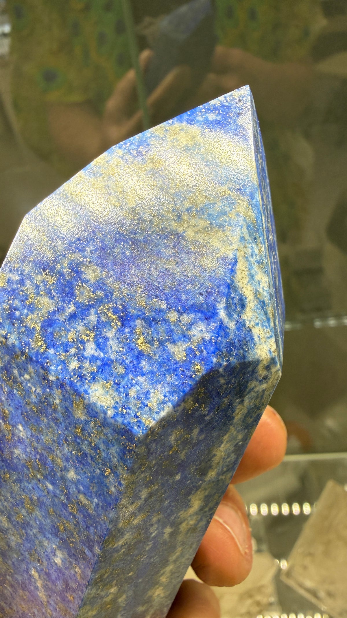 Lapis Lazuli Tower (Isis Cut)- 4.9 inches