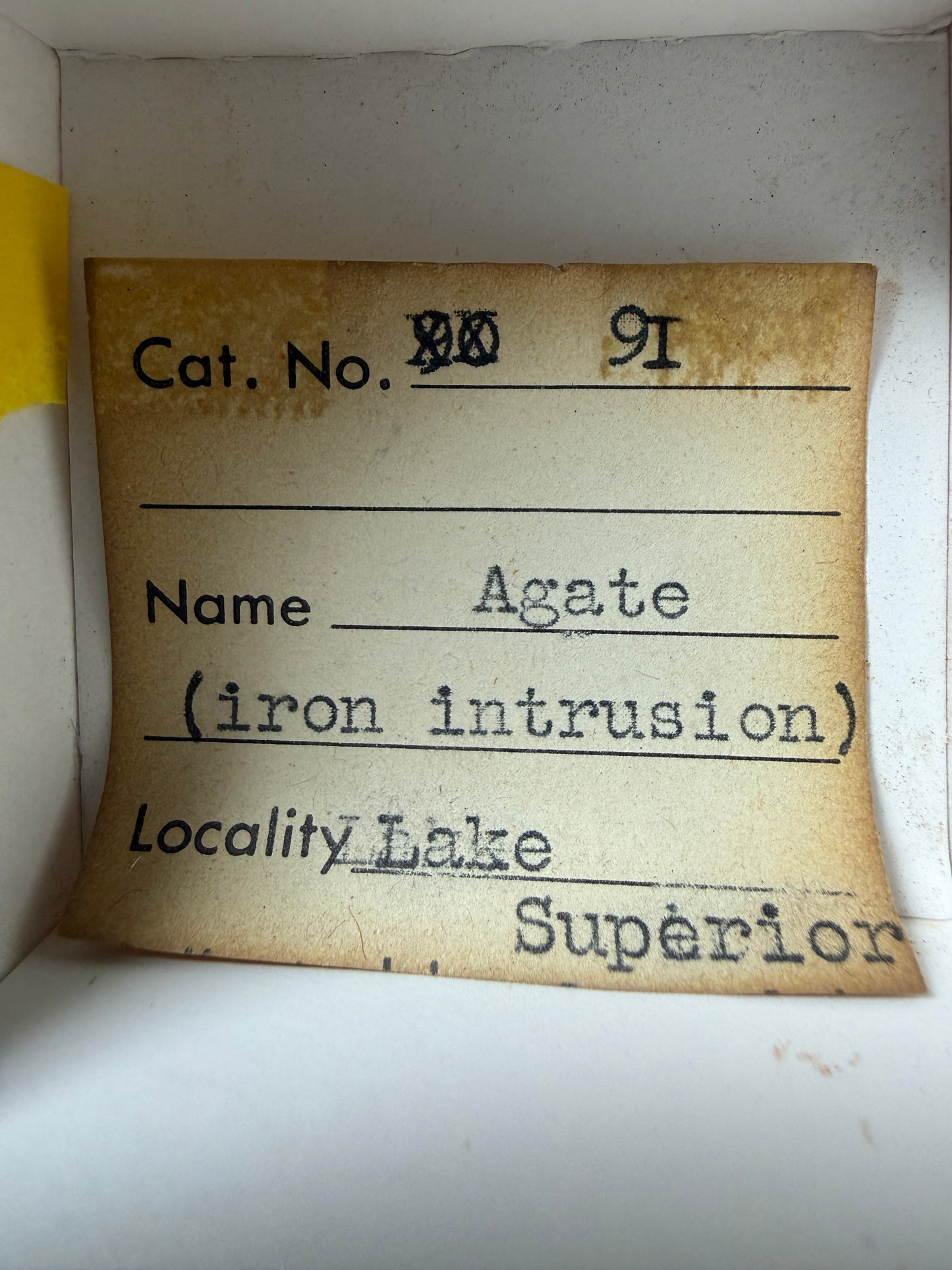 Agate- Lake Superior (3.1oz)- ex. Ray Berry, 1950s-60s stock