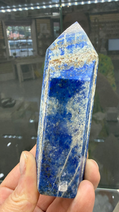 Lapis Lazuli Tower (Isis Cut)- 4.6 inches