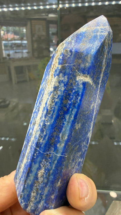 Lapis Lazuli Tower (Isis Cut)- 4.6 inches