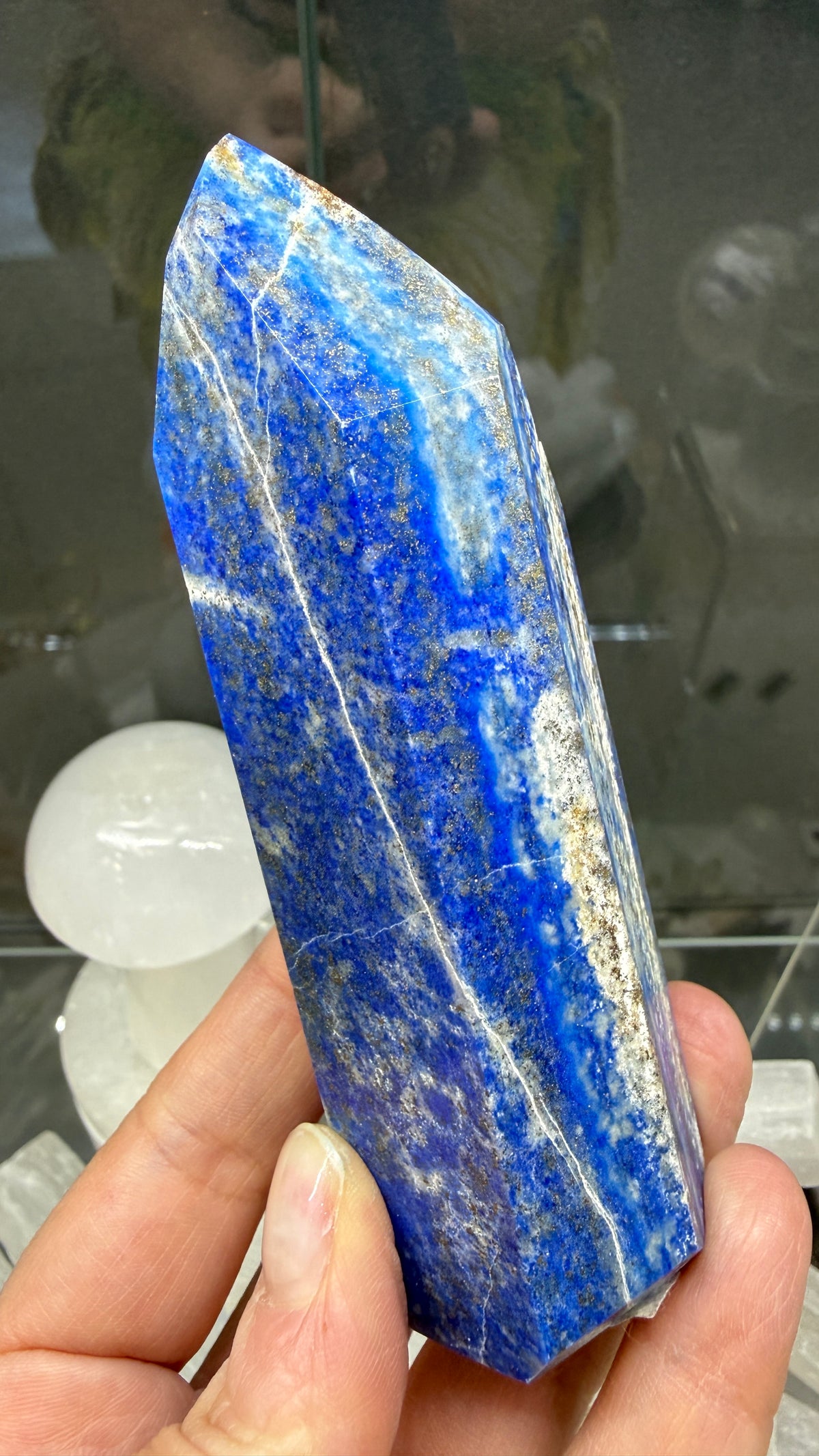 Lapis Lazuli Tower (Isis Cut)- 4.6 inches
