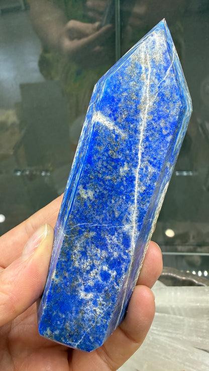 Lapis Lazuli Tower (Isis Cut)- 4.6 inches