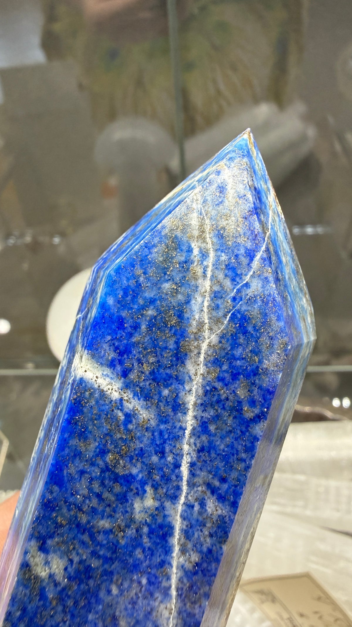 Lapis Lazuli Tower (Isis Cut)- 4.6 inches