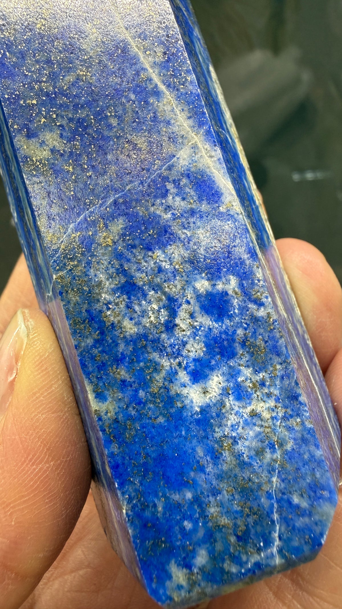 Lapis Lazuli Tower (Isis Cut)- 4.6 inches