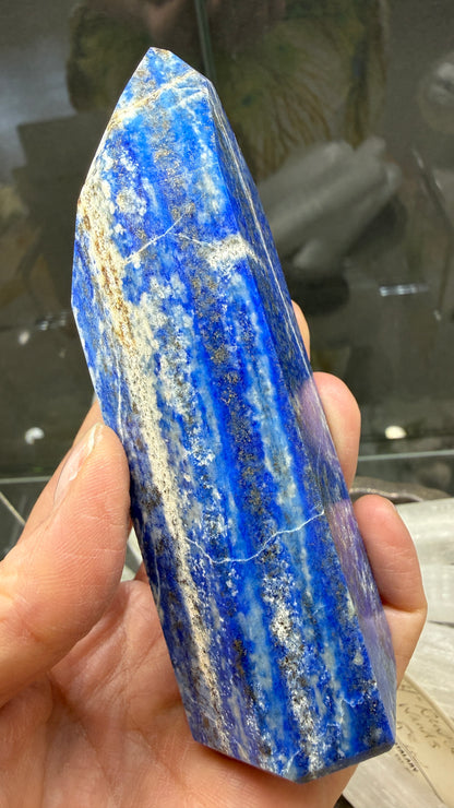 Lapis Lazuli Tower (Isis Cut)- 4.6 inches