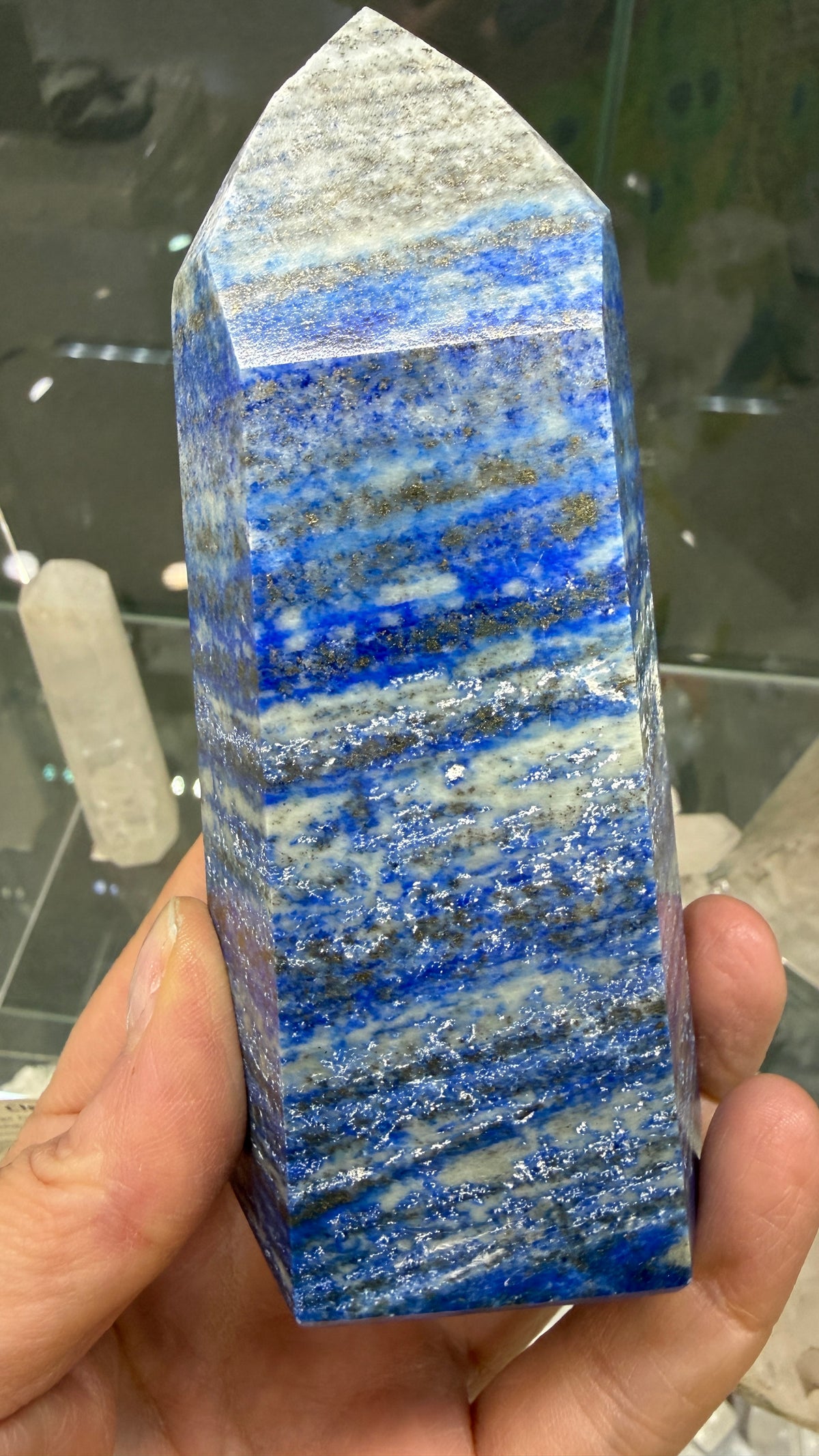 Lapis Lazuli Tower (Isis Cut)- 5 inches