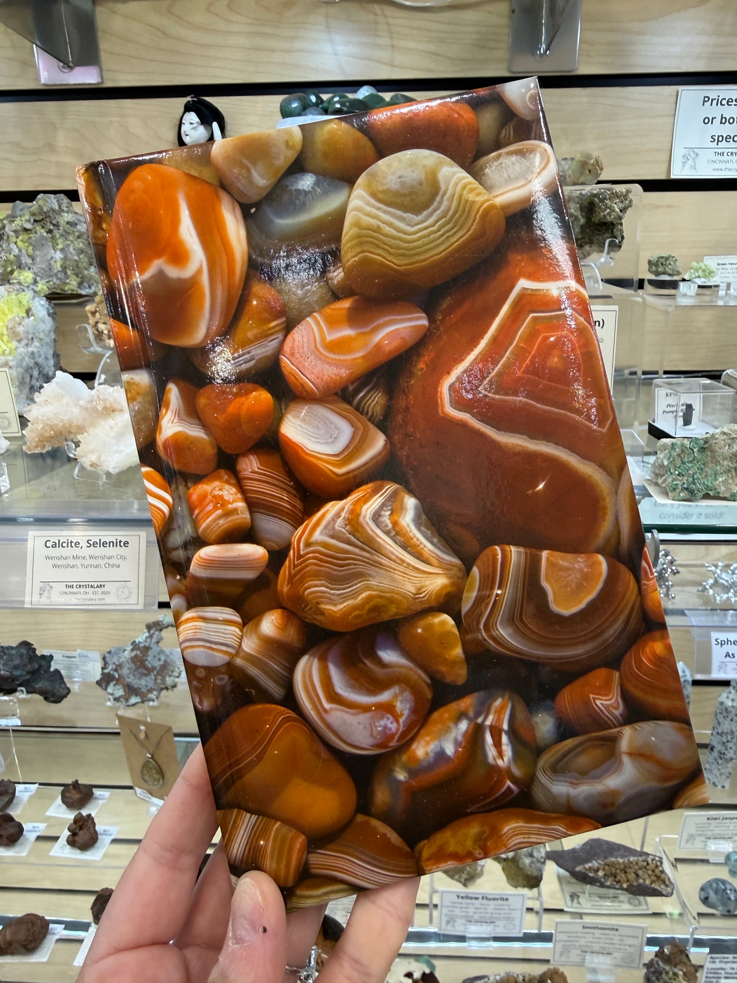 Agate Blank Journal Padded Hardcover- 160 Pages Lined