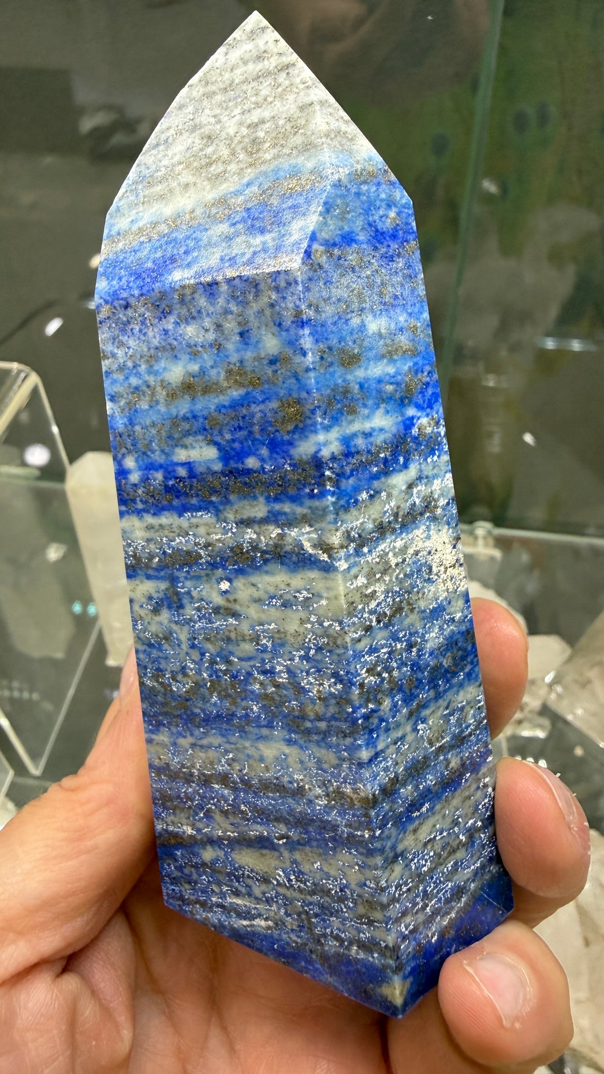 Lapis Lazuli Tower (Isis Cut)- 5 inches