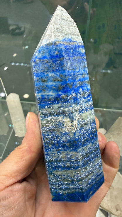 Lapis Lazuli Tower (Isis Cut)- 5 inches