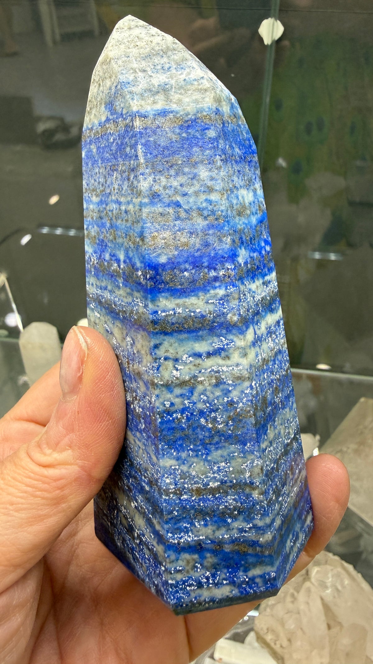 Lapis Lazuli Tower (Isis Cut)- 5 inches