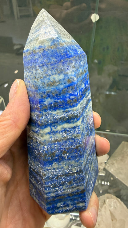 Lapis Lazuli Tower (Isis Cut)- 5 inches