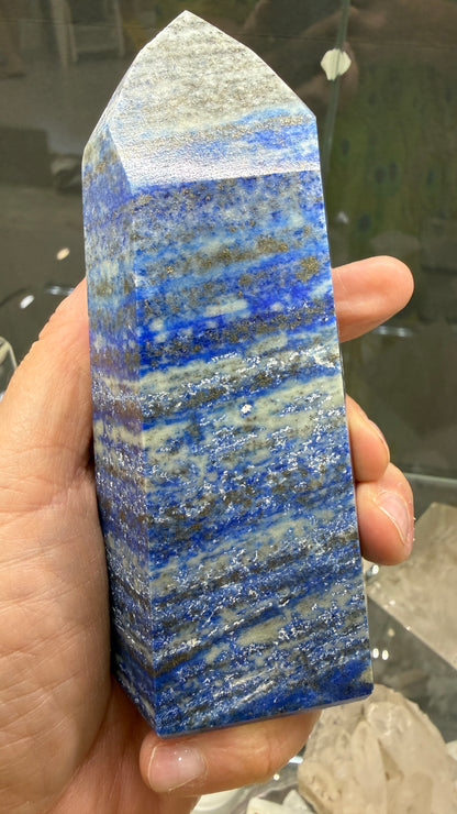 Lapis Lazuli Tower (Isis Cut)- 5 inches