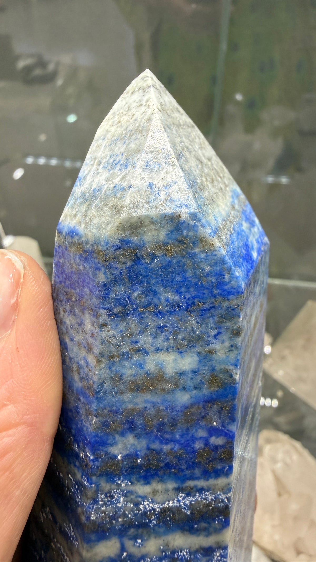 Lapis Lazuli Tower (Isis Cut)- 5 inches