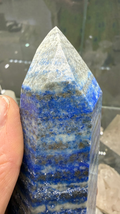 Lapis Lazuli Tower (Isis Cut)- 5 inches