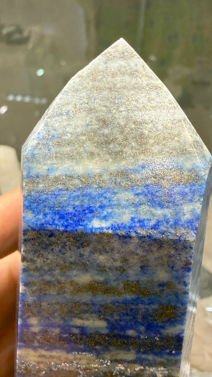 Lapis Lazuli Tower (Isis Cut)- 5 inches