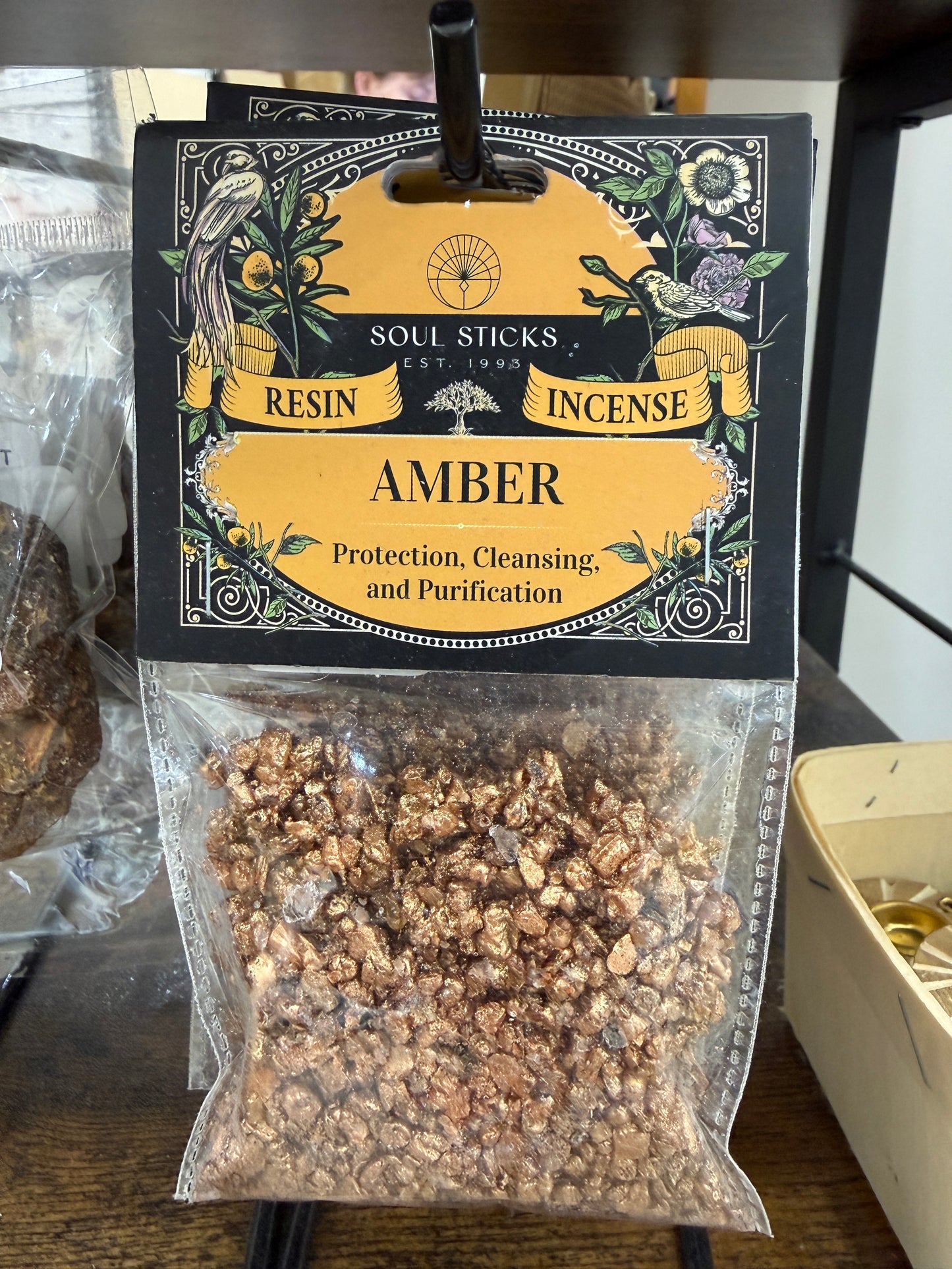Amber Resin Incense Pack- 1 oz