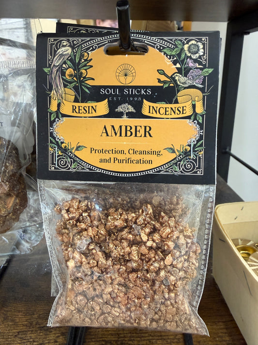 Amber Resin Incense Pack- 1 oz