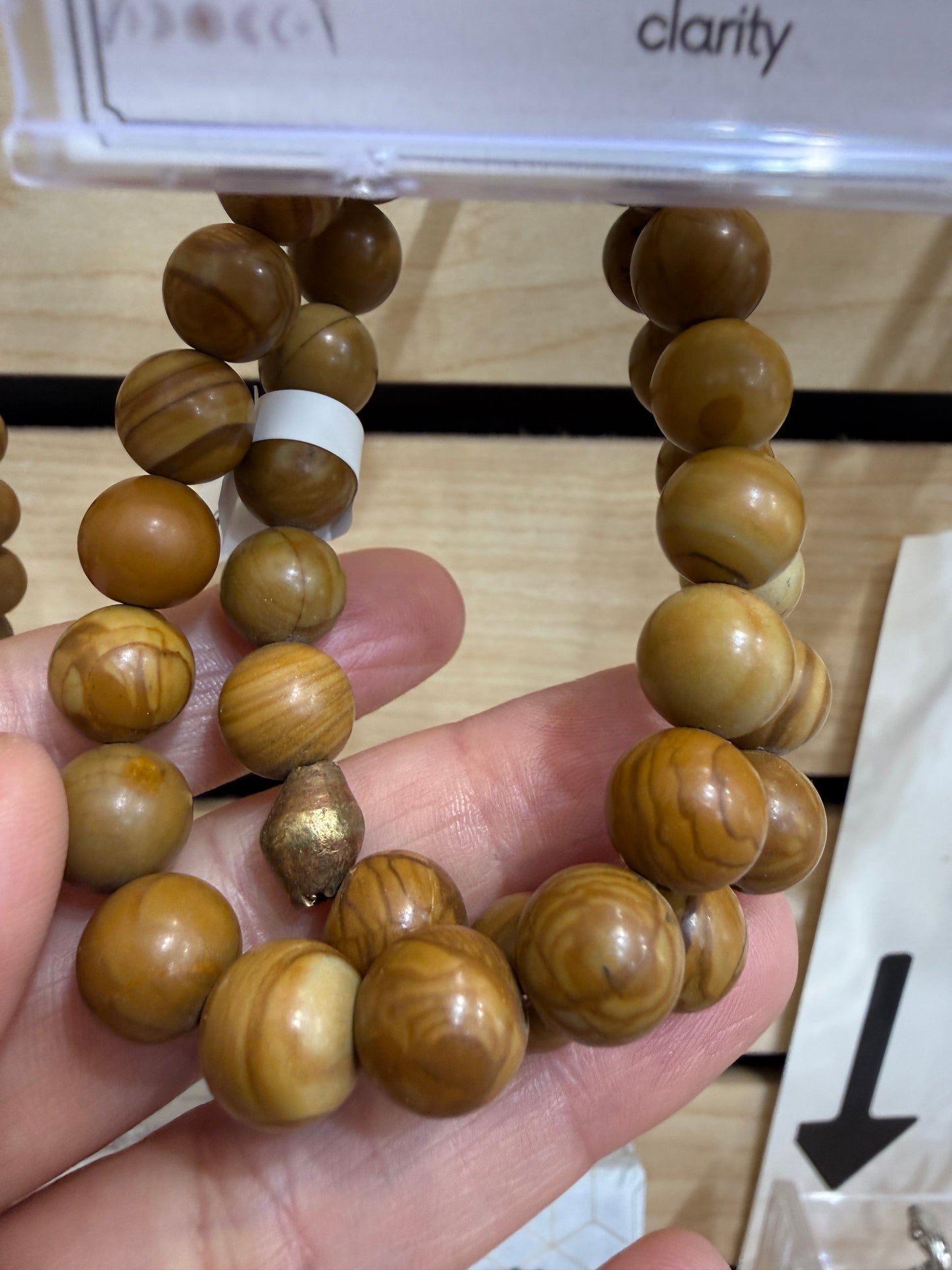 Yellow Jasper Stretch Bracelet- Round Smooth