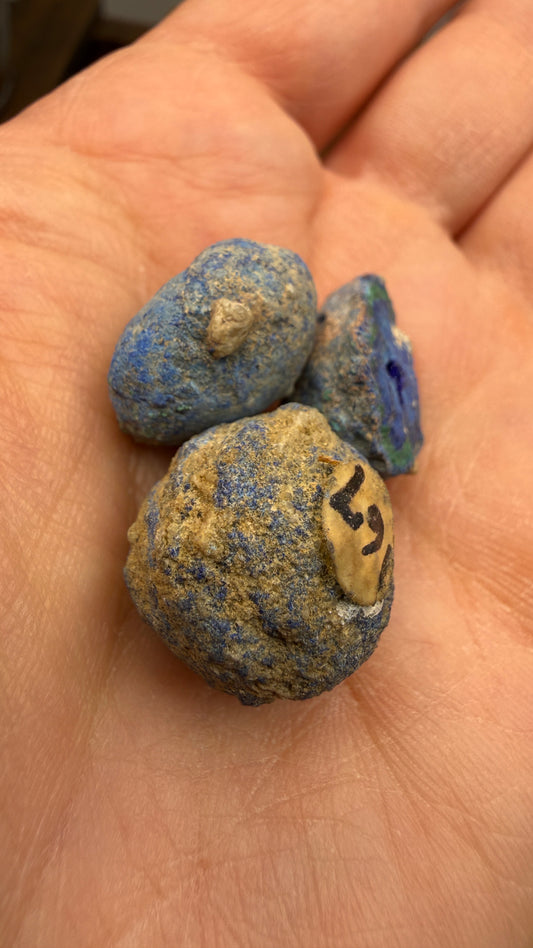 Azurite Nodules with Malachite- Australia