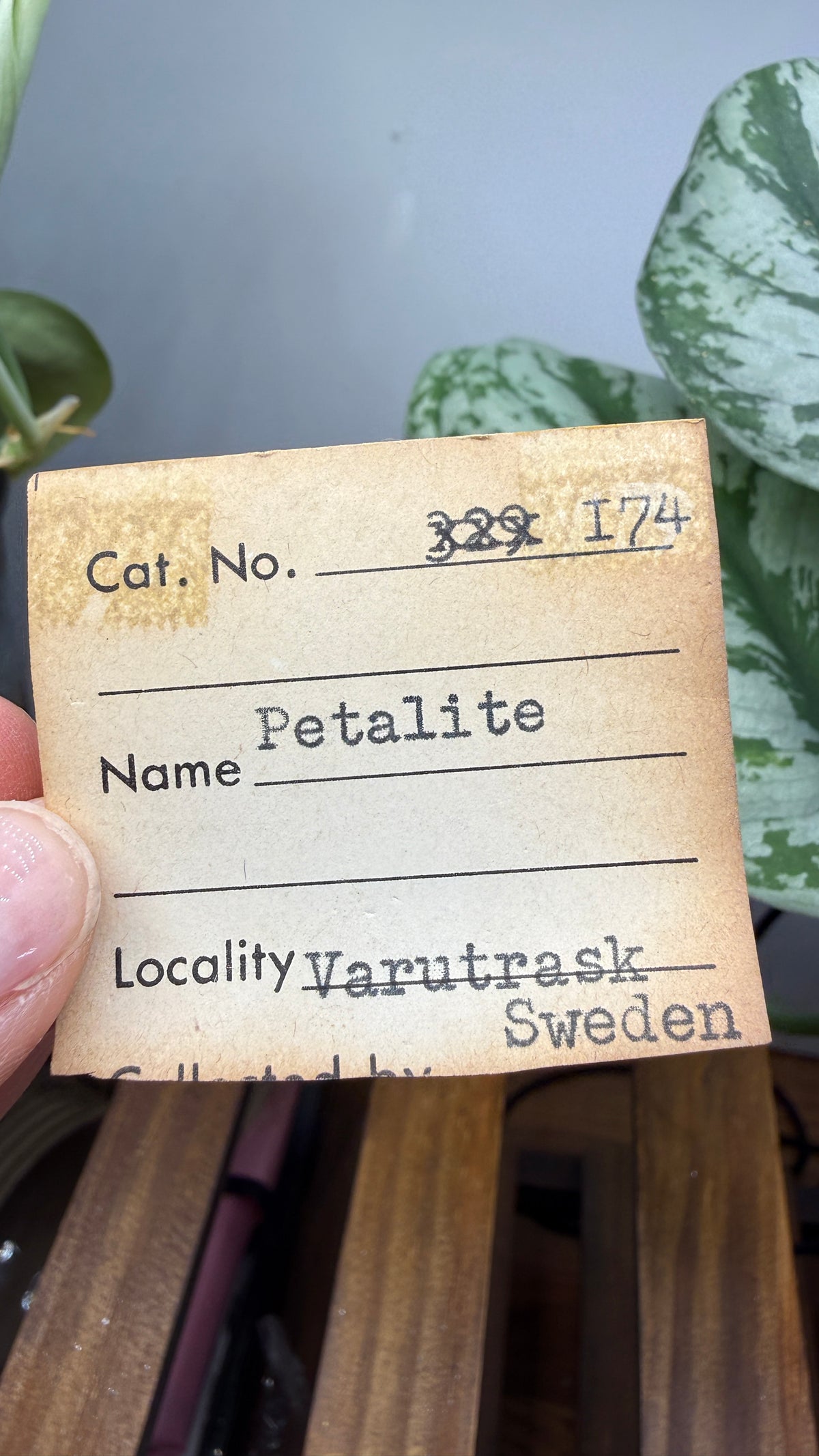 Petalite- Varuträsk, Skellefteå, Västerbotten County, Sweden