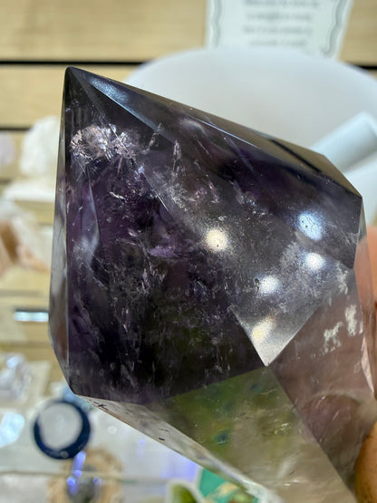 Amethyst Vogel Crystal Wand- 5.125 inches Length