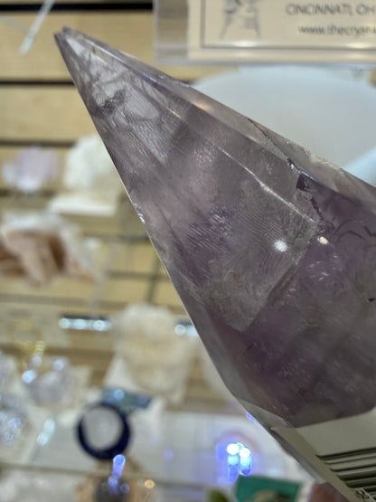 Amethyst Vogel Crystal Wand- 5.125 inches Length
