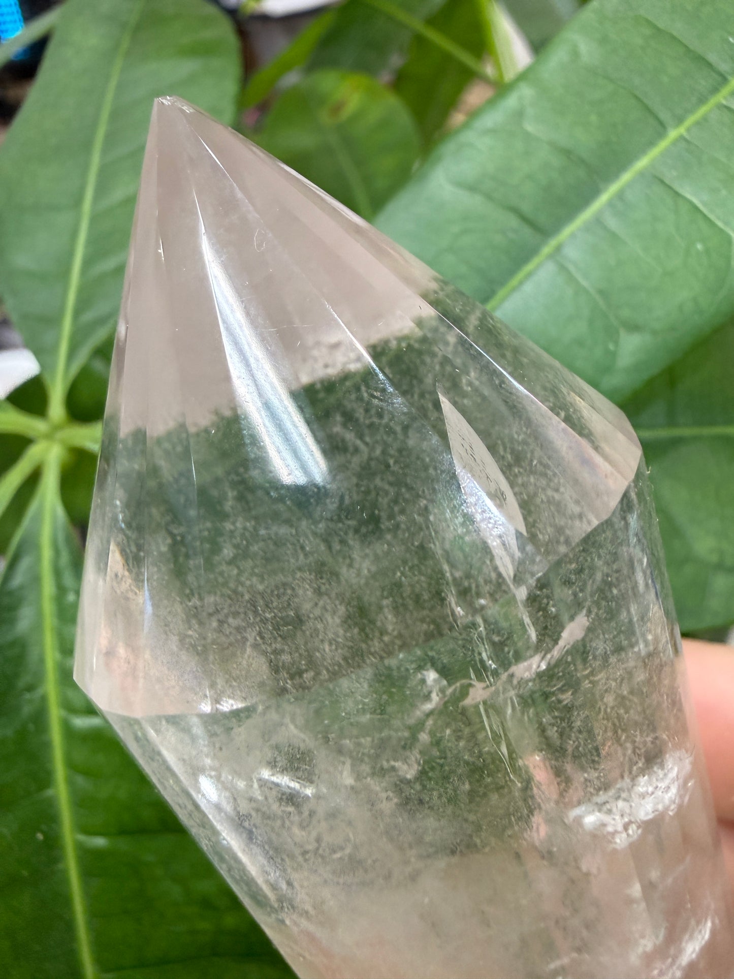 Clear Quartz Vogel Wand- 5.125 inches