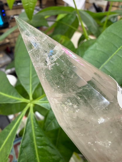 Clear Quartz Vogel Wand- 5.125 inches