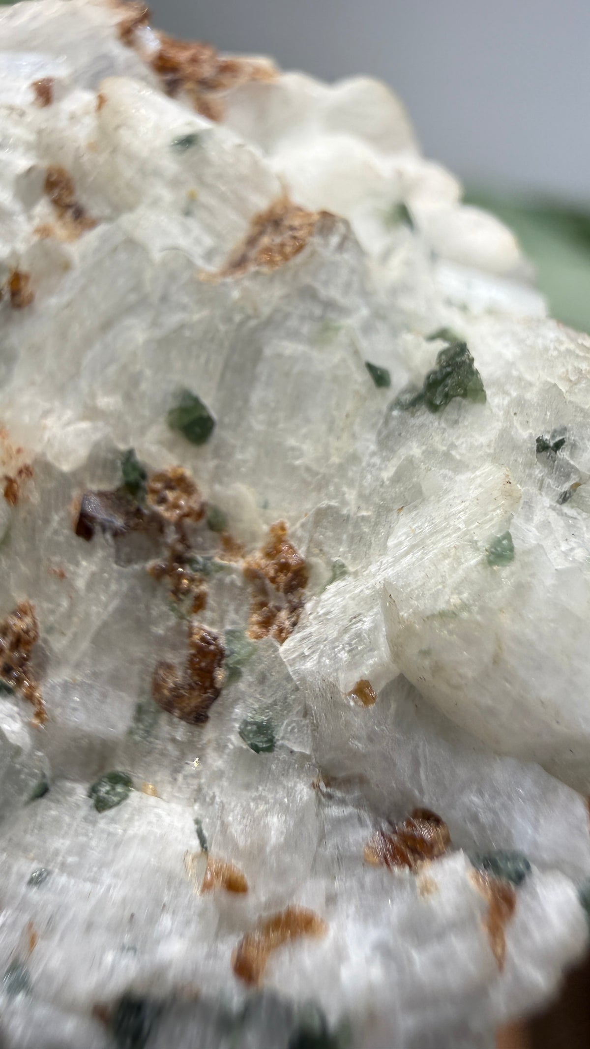 Wollastonite, Garnet, Diopside- Willsboro, Essex County, New York, USA