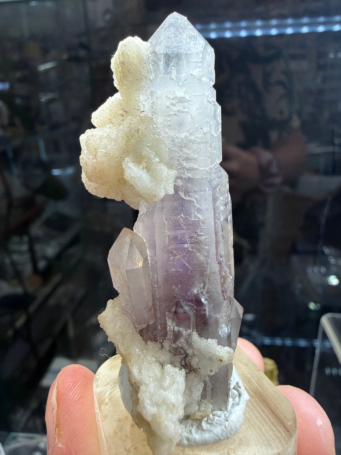 Amethyst, Calcite- Unattributed Locality