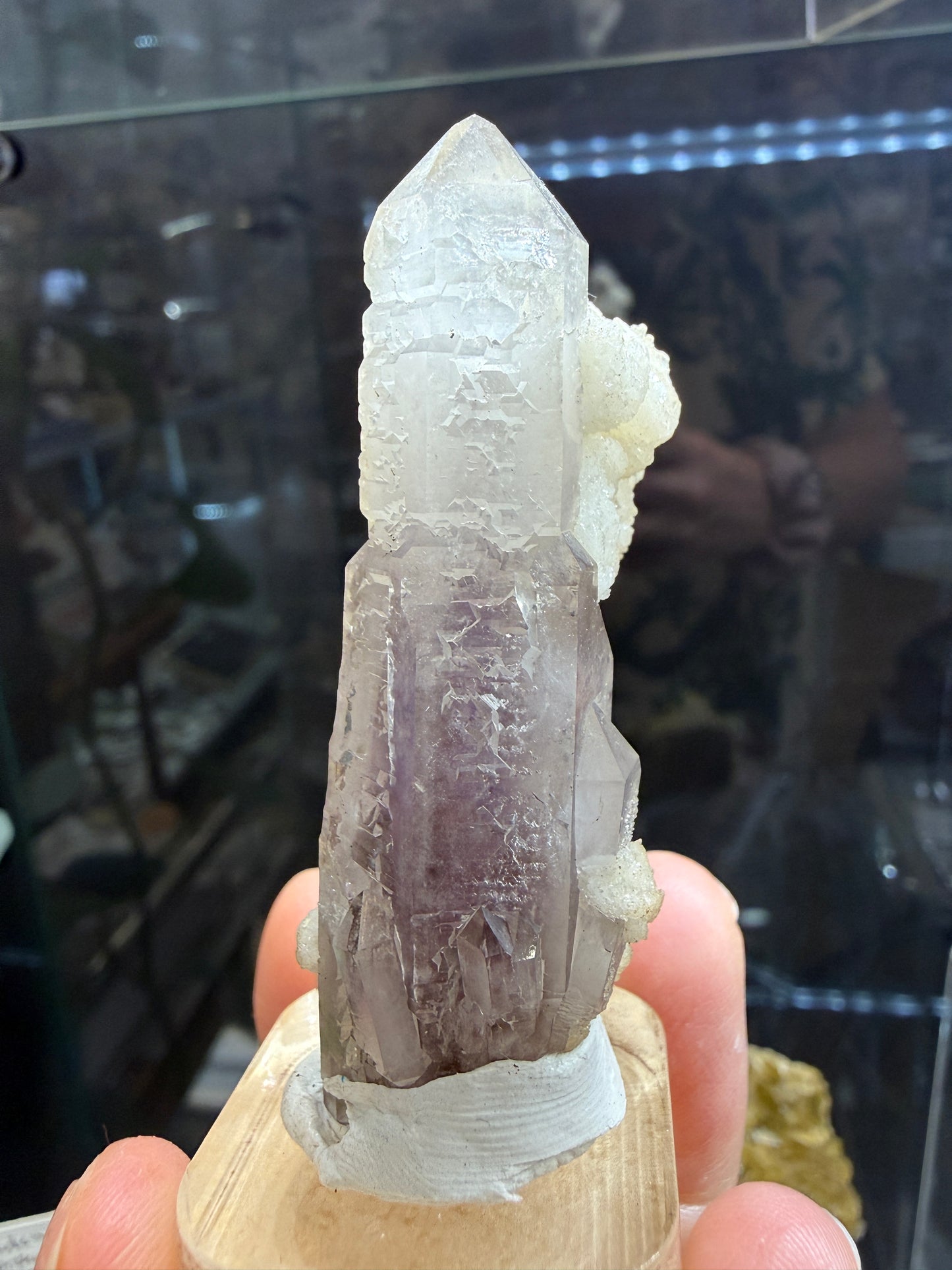 Amethyst, Calcite- Unattributed Locality