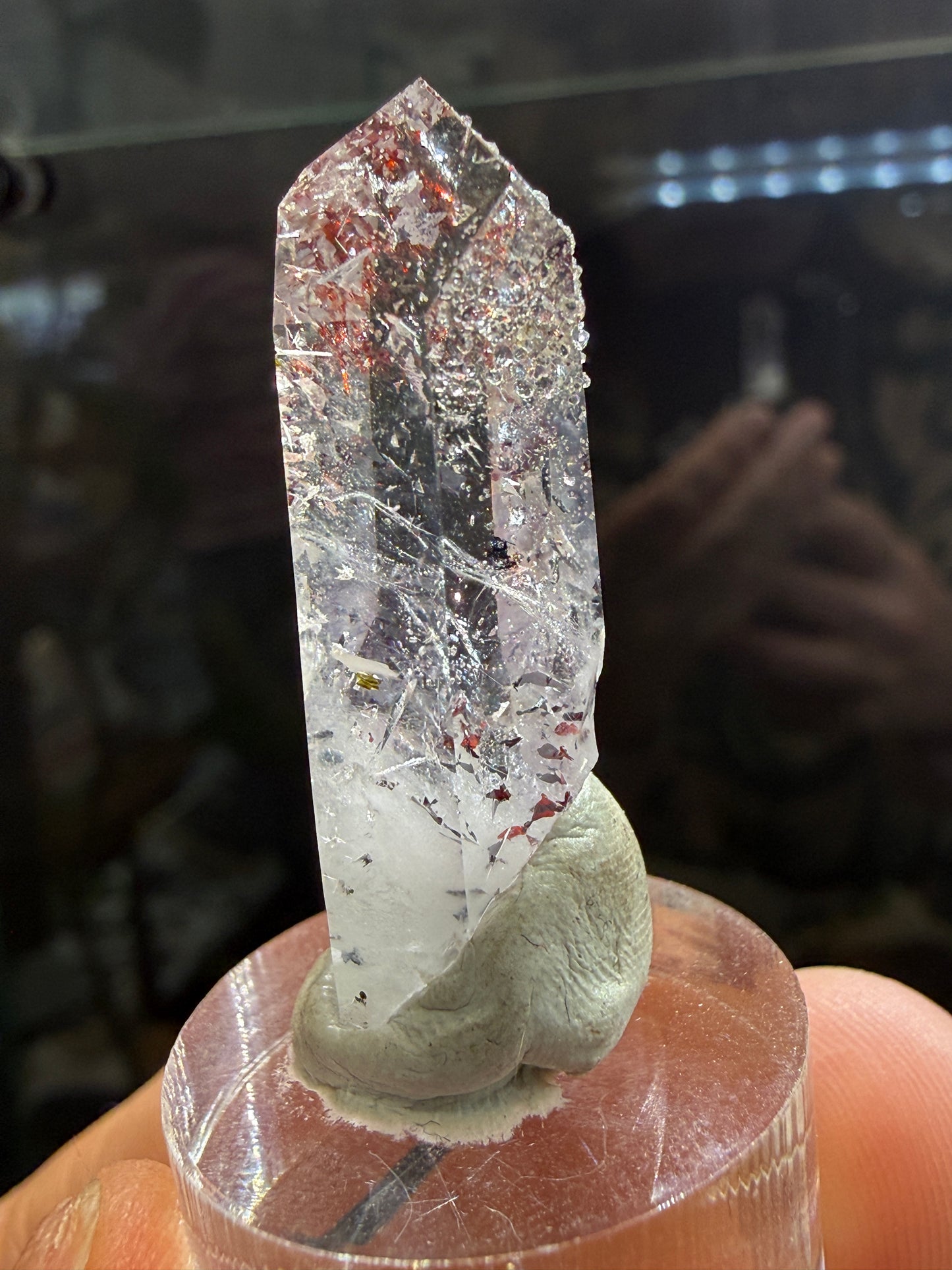 Quartz, Lepidocrocite, Hematite- Goboboseb Mountains, Brandberg Area, Erongo, Namibia