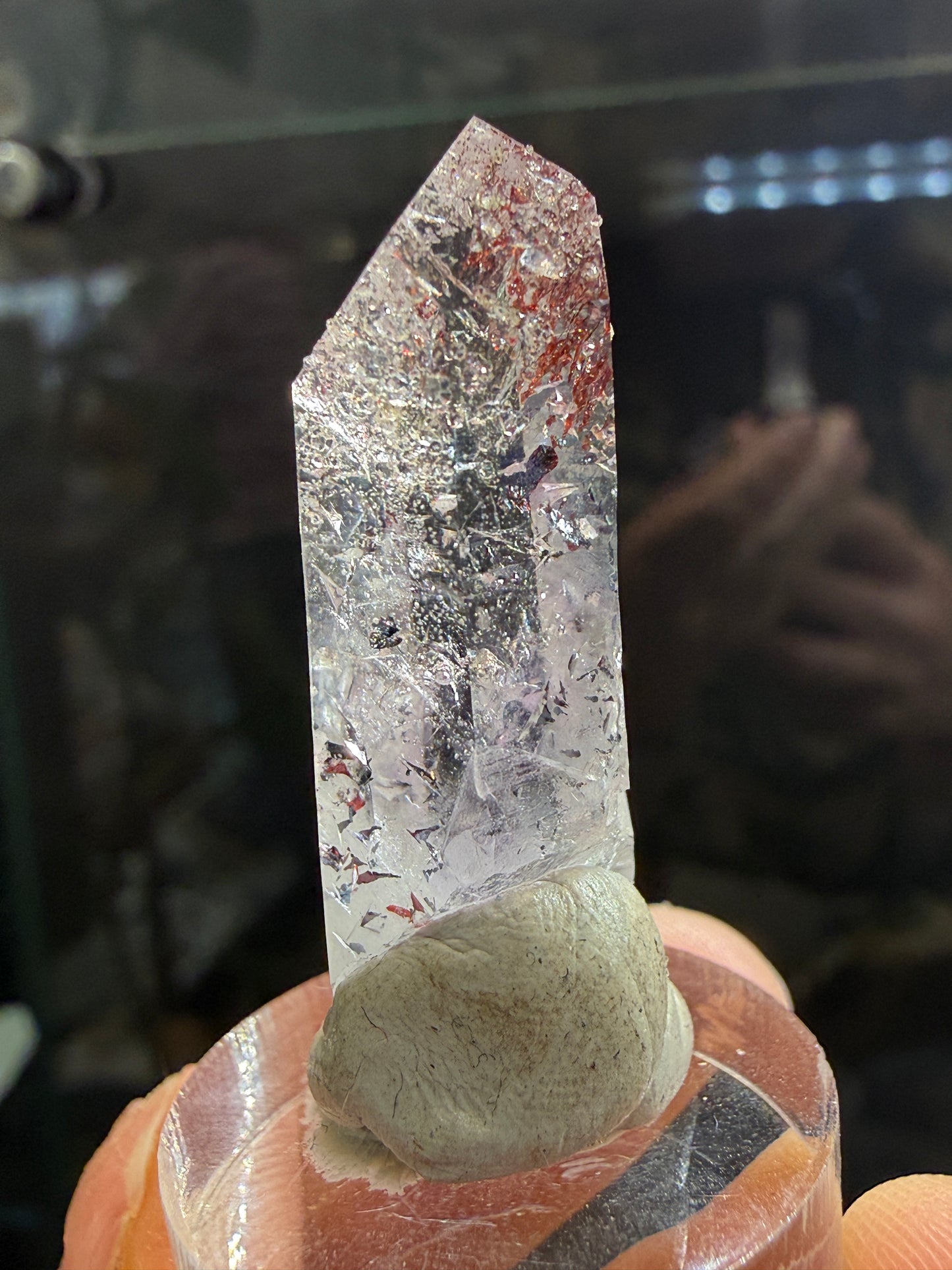 Quartz, Lepidocrocite, Hematite- Goboboseb Mountains, Brandberg Area, Erongo, Namibia