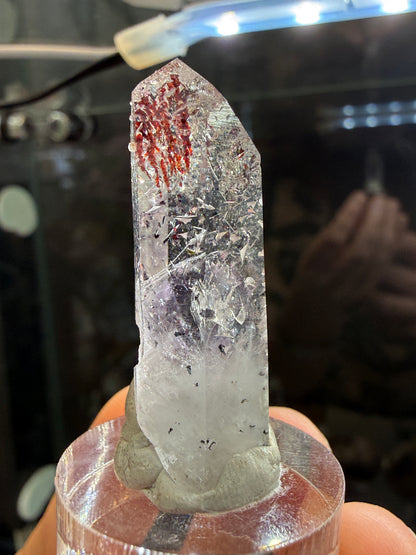 Quartz, Lepidocrocite, Hematite- Goboboseb Mountains, Brandberg Area, Erongo, Namibia
