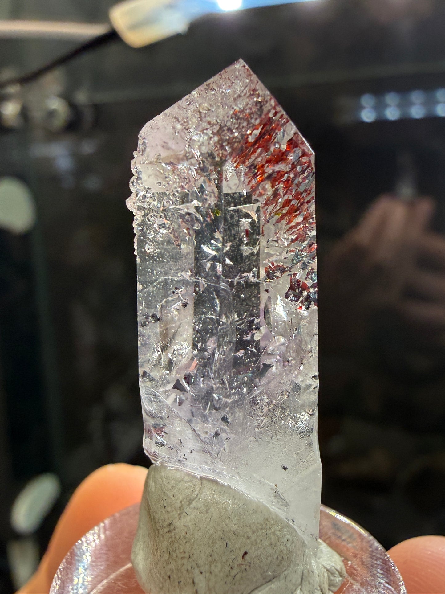 Quartz, Lepidocrocite, Hematite- Goboboseb Mountains, Brandberg Area, Erongo, Namibia
