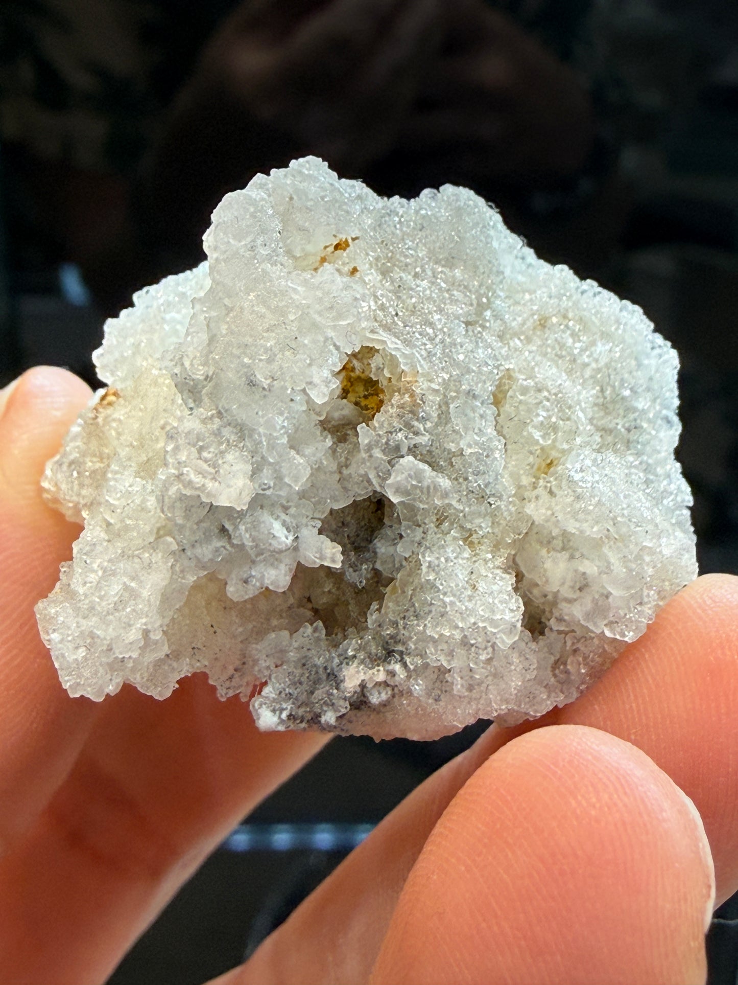 Scheelite, Quartz- Camp Bird Mine, Imogene Basin, Sneffels, Ouray County, Colorado, USA
