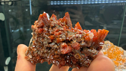 Vanadinite- Geronimo Mine, Maricopa County, Arizona, USA