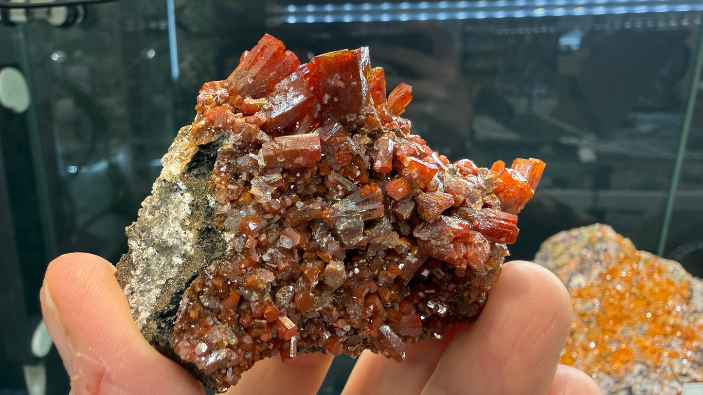 Vanadinite- Geronimo Mine, Maricopa County, Arizona, USA